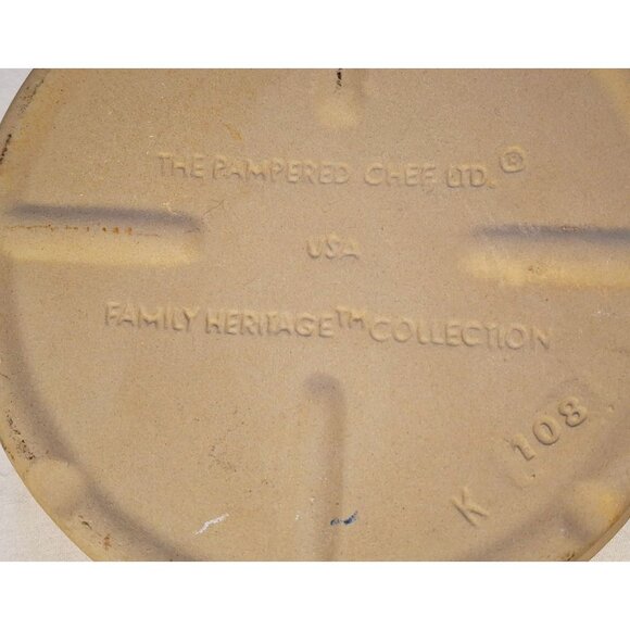 Pampered Chef Mini 8 " Baker Dish Family Heritage Collection Stoneware - Picture 4 of 4
